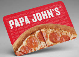 Updated each week, find sales on grocery, meat and seafood, produce, cleaning supplies, beauty, baby products and more. Papa John S Pizza Gift Cards
