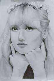 30+ hand drawn coloring pages in 8.5'' x 11'' size format brodtu, daipsi on amazon.com. Blackpink Lisa Female Sketch Drawings Coloring Pages