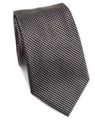 armani size chart armani collezioni silk chevron tie black