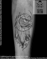 Geometric Eagle Tattoo | Eagle Tattoo, Tattoo Studio, Tattoos
