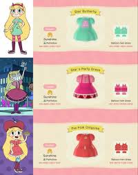 Some Of Star Butterfly S Outfits Acqr Animal Crossing Animal Crossing Villagers Animal Crossing Game