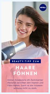 haare richtig fohnen tipps und tricks nivea haare pflegen haare gesicht pflege