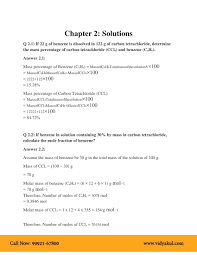 Study Teachers Onlineeducation Cbse Mathematics Download The Free Pdf Of Chemistry Class 12 Ncert Solutions Chapter 2 Chemistry Solutions Chapter