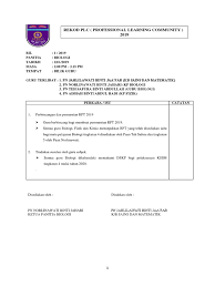 Rancangan pengajaran tahunan (rpt) ini digunakan untuk membantu serta membimbing sesi pengajaran dan pembelajaran di dalam dan luar kelas. Plc Bio 1 2019 Docx