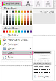 To remove these dotted lines, you can either remove the border completely or change the dotted line border to the regular solid line border. Change The Color Style Or Weight Of A Line Office Support