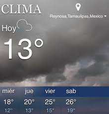 En clima podrás encontrar el tiempo y temperaturas para hoy, mañana y los próximos 14 días en estado de tamaulipas. Facebook