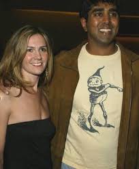    Jay Chandrasekhar con bello, Moglie Susan Clarke 