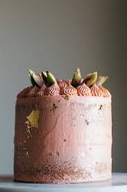 Pistachio Cake With Rosewater Buttercream Erin Made This Desserts How Sweet Eats Sweet Recipes