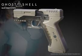 Artstation Ghost In The Shell Major Termoptic Pistol 3d Print Model Sergey Kolesnik Ghost In The Shell Pistol 3d Model