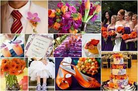 Purple Orange Wedding Bold Bouquet Flowers Inspiration Orange Pink Purple Vibrant Colors Orange Wedding Color Scheme Orange Wedding Colors Wedding Colors