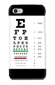 Amazon Com Snellen Pocket Eye Chart Cell Phone Case For