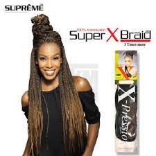 Super x tz braid teased (supreme braiding hair) rated 5.00 out of 5 based on 1 customer rating. Xpression Braid Supreme Super X Synthetic Braiding Hair 86 5 Packs Ebay