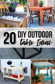 This truss beam coffee table is sturdy and perfect for indoor and outdoor use. 20 Diy Outdoor Table Ideas For Your Deck Or Patio The Handyman S Daughter