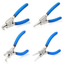 Install an exterior circlip by hooking the ends of the pliers to the loops on either end of the ring and opening the jaws of the pliers. Speedwox 5 Snap Ring Pliers Retaining Ring Pliers Retainer Ring Pliers C Clip Pliers Circlip Pliers Shopee Malaysia