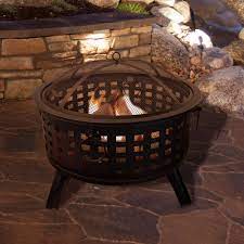 Catalina creations, heavy duty cast iron wood burning fire pit. Millwood Pines Janesville 26 W Steel Wood Burning Outdoor Fire Pit Reviews Wayfair