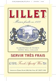 The american south meets the. Product Detail Lillet Aperitif Blanc