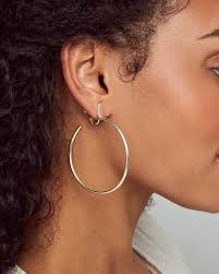 You don't have to have pierced ears to rock a super cute and fashionable pair of earrings. Pepper Clip On Hoop Earrings Kendra Scott