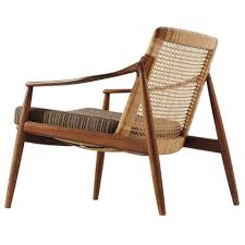 Hartmut Lohmeyer Armchair In Teak And Cane Furniture Caned Armchair Teak Armchair