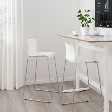Glenn Bar Stool White Chrome Plated 30 3 8 Ikea Bar Stools Ikea Bar Bar Furniture