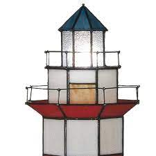Lumilamp Table Lamp Tiffany Lighthouse