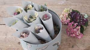 The silica gel method in the microwave was by far the best way to dry full flowers, but it wasn't great for single petals. Diy Flower Confetti For Future Weddings By Sostrene Grene Youtube
