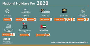 5 Day Break Uae S Last Public Holidays Of 2020 Coming Up Next Month News Khaleej Times