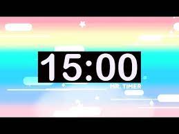 Wake me up in 15 minutes . 15 Minute Countdown Timer With Music For Kids Youtube
