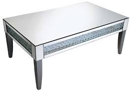 Same day delivery 7 days a week £3.95, or fast store collection. Rumba Sophisticated Mirror Glass Coffee Table Glass Crystal Decorisation