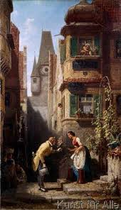 Carl Spitzweg Der Ewige Hochzeiter Kunstdruck Leinwandbild Gerahmtes Bild Spitzweg Carl Spitzweg Kunstmalerei