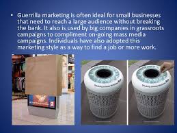 Doch welche instrumente nutzt es und was sind die besten beispiele? Guerrilla Marketing What Is It Guerrilla Marketing Is An Advertising Strategy That Focuses On Low Cost Unconventional Marketing Tactics That Yield Ppt Download