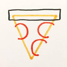 Joey Pasko On Instagram Minimalist Pizza Pizza Art Illustration Design Illustration Art