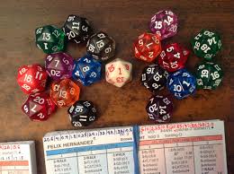 Marty Bender S 20 Sided Dice Collection Has A Very Special Meaning To Him The Light Colored Die In The Middle With T 20 Sided Dice Felix Hernandez Opening Day