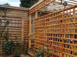 It comprises of 4 sections to be assembled onsite. Bespoke Trellis Fencing Traditional Rustic Appearance Devon