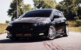 Download Wallpapers Ford Fiesta St Black Hatchback Tuning Fiesta Carbon Fiber Hood Black Fiesta Ford Besthqwallpapers Com Ford Fiesta St Ford Fiesta Fiesta St
