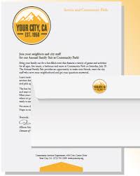 That heading usually consists of a name and an address, and a logo or corporate design. Who Gets To Use Agency Seals Logos Letterhead And Other Insignia Western City Magazine