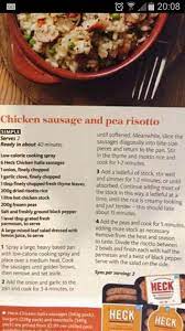 Chicken Sausage And Pea Risotto Chicken Sausage Recipes Cooking