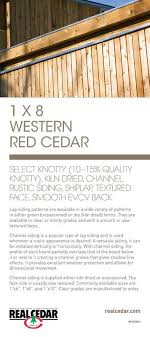 We would like to show you a description here but the site won't allow us. Western Red Cedar Samples Real Cedar