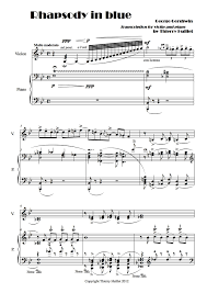 Rhapsody In Blue Gershwin Imslp