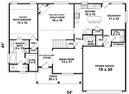 How about a modern ranch style house plan with an open floor plan? Ranch House Plan 3 Bedrooms 2 Bath 2286 Sq Ft Plan 6 369
