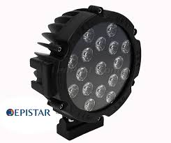 Phare Additionnel Led Cree Carre 10w Pour Moto Scooter Quad