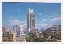 Menara Maybank Kuala Lumpur Tallest Grandest Bank Building Malaysia Postcard Brutalist Architecture Old Pictures Postcard