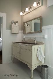 Eclectic Home Tour Living Vintage Eclectically Vintage Custom Bathroom Vanity Shabby Chic Bathroom Diy Bathroom Vanity