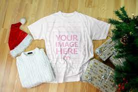 Download Free Christmas Shirt Mockup Mockup Generator