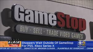 Lines Form At Gamestop As Shoppers Wait For Ps5 Xbox Series X
