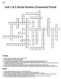 With these 10 sites, you can find free easy crosswords to print, puzzles, and other resources to keep you bus. 7th Grade Social Studies Unit 1 2 Crossword Puzzle By 724 Learner Supports