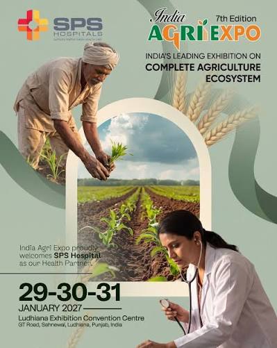 India Agri Expo 2027 — Ludhiana Exhibition & Convention Centre (LECC), Ludhiana, Punjab, India