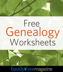 Basic Charts And Worksheets Family History Book Family