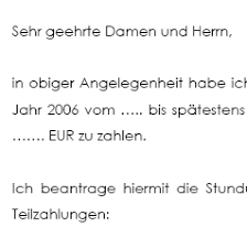 Ich bitte um stundung und gewährung der ratenzahlung. Antrag Auf Aufteilung Der Steuerschuld Musterbrief Antrag An Das Finanzamt Auf Stundung Und Ratenzahlung Der