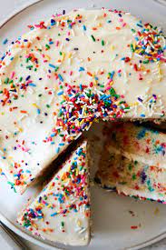 Rainbow Sprinkle Cake Recipe Recipe Rainbow Sprinkle Cakes Cake Recipes Sprinkle Cake