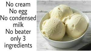 Growing up, i never thought that ice cream could be made without cows' milk. Vanilla Ice Cream In Lockdown Only 3 Ingredients Hira S Recipes Youtube
